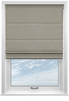 Blenheim, Truffle - Twist&Fit Roman Blind